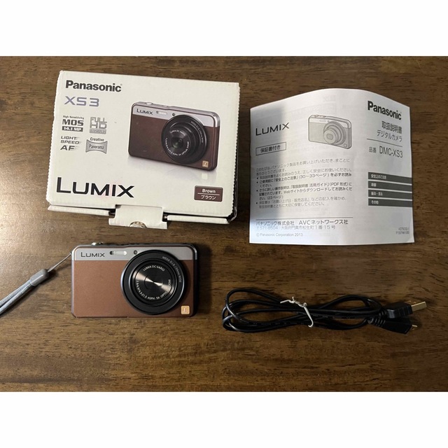 LUMIX DMC-XS3 ブラウン Panasonic - コンパクトデジタルカメラ