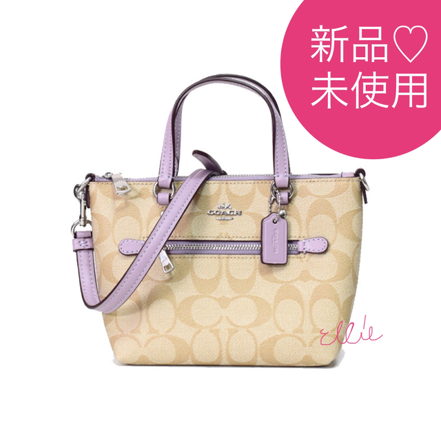 COACH コーチ レザー シグネチャー 2way ショルダーバッグ