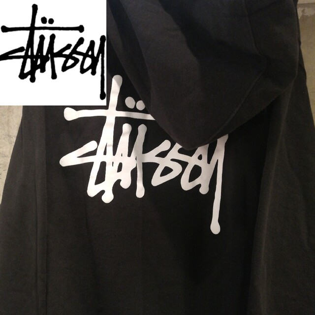 STUSSY - 【XLサイズ ゆるだぼ】STUSSY ステューシー センター 両面