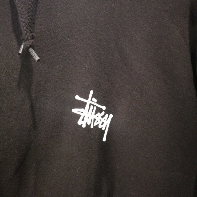 ステューシー  stussy  ベーシック パーカー ブラック XLサイズ