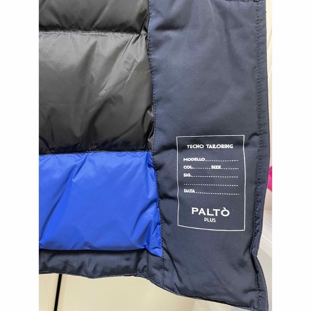PALTO(パルト)のパルト PALTO PLUS ベルテッドダウンコート ネイビー L 未使用品 メンズのジャケット/アウター(ダウンジャケット)の商品写真