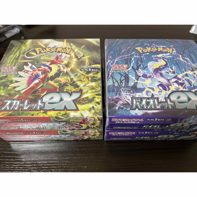 ポケモンカード スカーレット  バイオレットシュリンク付き 4BOXエンタメ/ホビー