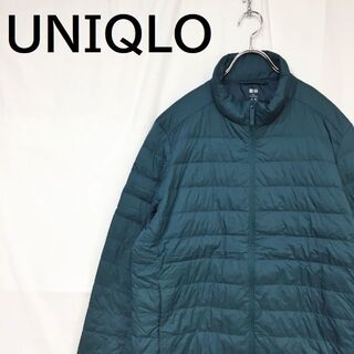 ユニクロ(UNIQLO)の【人気】ユニクロ ダウンジャケット 中綿ジャケット グリーン サイズXL(ダウンジャケット)