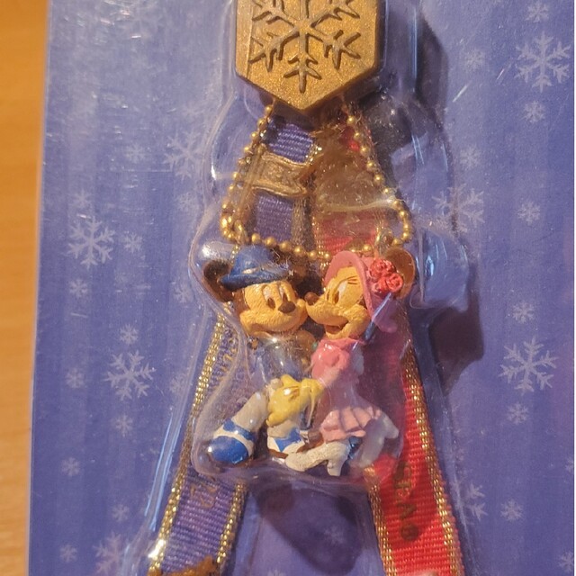 Disney(ディズニー)のディズニーシー　クリスマス　2002 ミッキーマウス　ミニーマウス　ストラップ エンタメ/ホビーのアニメグッズ(ストラップ)の商品写真