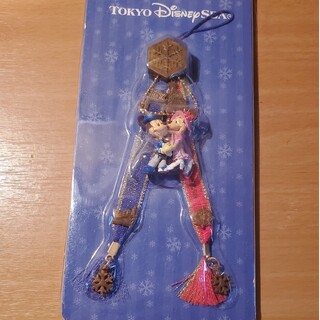 ディズニー(Disney)のディズニーシー　クリスマス　2002 ミッキーマウス　ミニーマウス　ストラップ(ストラップ)
