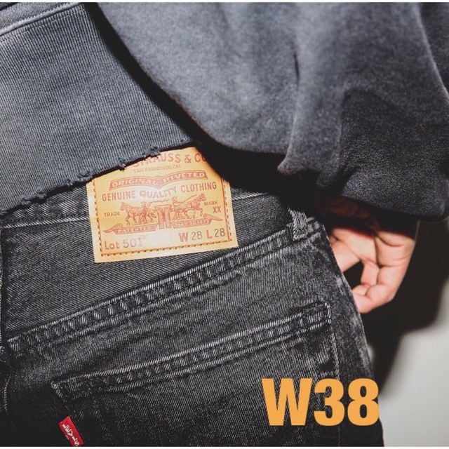 Levi's × BEAMS 501 Black DENIM W38 L28 - デニム/ジーンズ