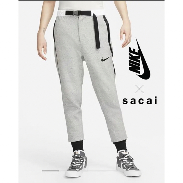 【ほぼ未使用】定価3.1万　NIKE sacai フリース パンツ スウェットポロスポーツ