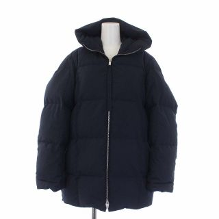 ジルサンダー(Jil Sander)のジルサンダー 19AW フーテッドダウンコート スタンドカラー ミドル丈 32(ダウンコート)