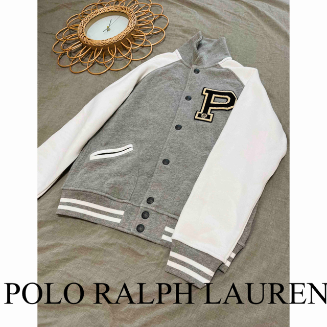 POLO RALPH LAUREN(ポロラルフローレン)の新品　ポロ　ラルフローレン　ジャケット　ベースボールジャケット　トップス　人気 レディースのジャケット/アウター(ブルゾン)の商品写真