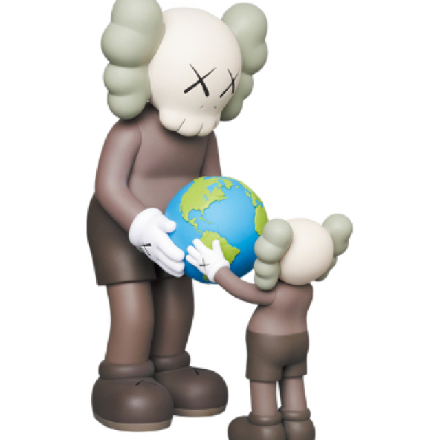 MEDICOM TOY(メディコムトイ)のKAWS THE PROMISE BROWN ブラウン カウズ フィギュア エンタメ/ホビーの美術品/アンティーク(彫刻/オブジェ)の商品写真