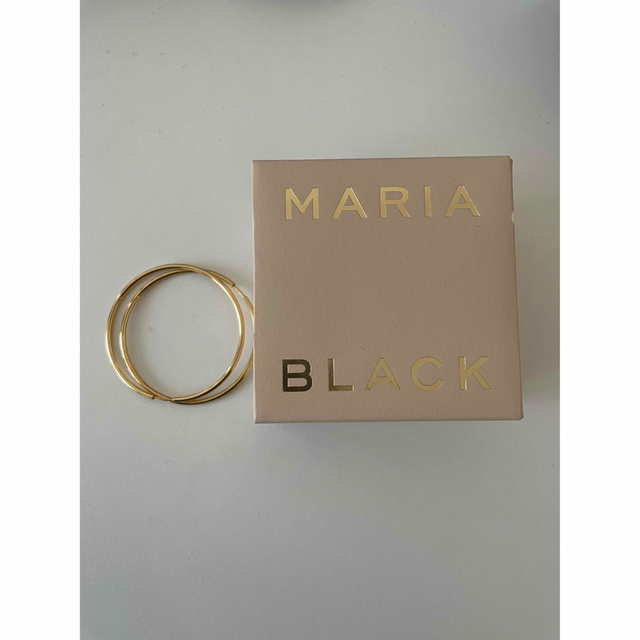 BEAUTY&YOUTH UNITED ARROWS(ビューティアンドユースユナイテッドアローズ)のMARIA BLACK Senorita 50 フープピアス イエローゴールド レディースのアクセサリー(ピアス)の商品写真