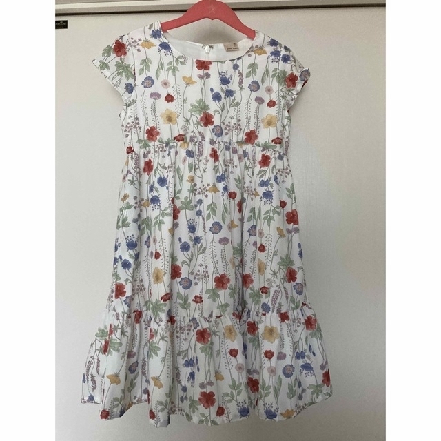 petit main(プティマイン)のsize110 petit maine 入園式　ワンピ&カーディガン キッズ/ベビー/マタニティのキッズ服女の子用(90cm~)(ワンピース)の商品写真