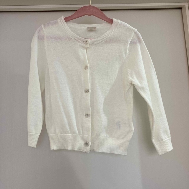 petit main(プティマイン)のsize110 petit maine 入園式　ワンピ&カーディガン キッズ/ベビー/マタニティのキッズ服女の子用(90cm~)(ワンピース)の商品写真