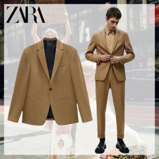 ザラ(ZARA)のZARA Zara Men Textured suit blazer pants(セットアップ)