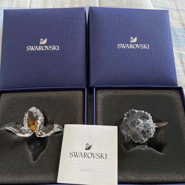 SWAROVSKI(スワロフスキー)のスワロフスキー  SCS会員記念品2点 エンタメ/ホビーの美術品/アンティーク(ガラス)の商品写真