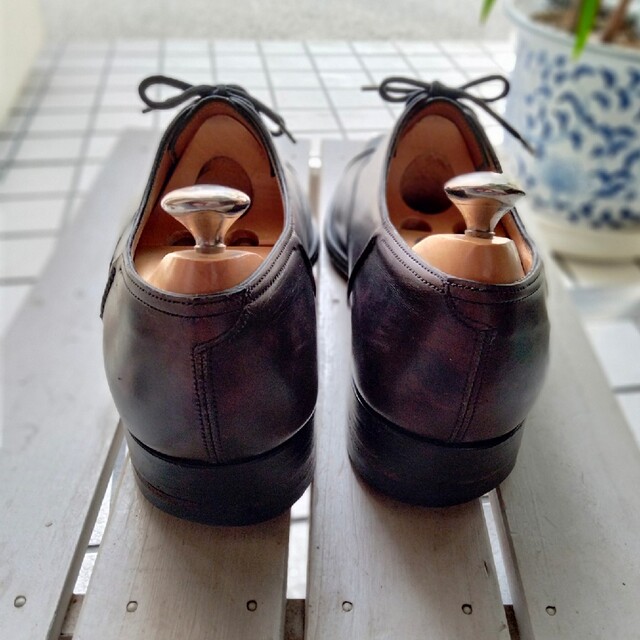 JOHN LOBB(ジョンロブ)の希少美品 ジョンロブ ランストン 6EE スキンステッチ ミュージアムカーフ メンズの靴/シューズ(ドレス/ビジネス)の商品写真