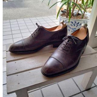 ジョンロブ(JOHN LOBB)の希少美品 ジョンロブ ランストン 6EE スキンステッチ ミュージアムカーフ(ドレス/ビジネス)