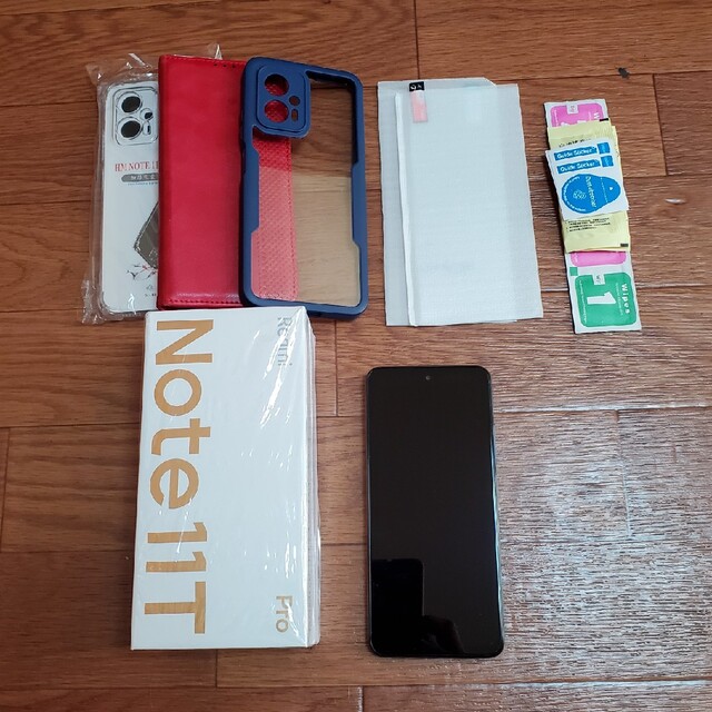 美品　Xiaomi Redmi Note 11T Pro 6/128 黒スマートフォン本体