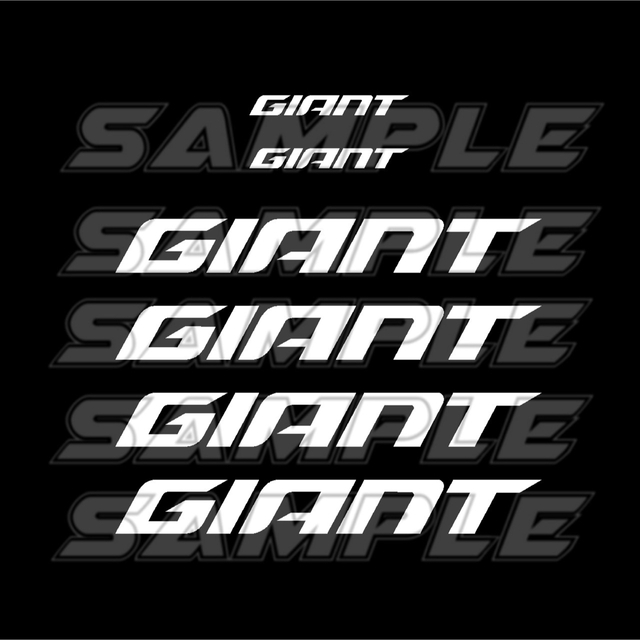 Giant(ジャイアント)のGIANT ジャイアント 現ロゴ カッティングステッカー  セット スポーツ/アウトドアの自転車(その他)の商品写真