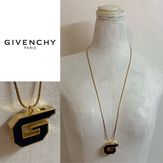 GIVENCHY PARIS VINTAGE 1979s Gホイッスルネックレス