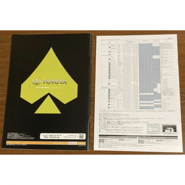 トヨタ(トヨタ)のトヨタ　スペイド　カタログ　セット 自動車/バイクの自動車(カタログ/マニュアル)の商品写真