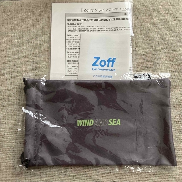 Zoff×WIND AND SEA  平野紫耀さん　着用サングラス　同型