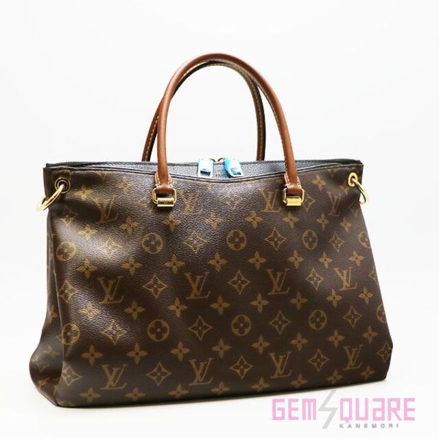 LOUIS VUITTON - ルイヴィトン モノグラム パラス ハンドバッグノワール M41064 中古