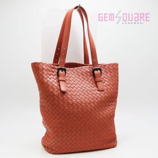 ボッテガヴェネタ(Bottega Veneta)のボッテガヴェネタ 縦長トートバッグ 中古 ラムレザー 270917 中古(ショルダーバッグ)