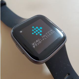 フィットフィット(fitfit)のfitbit versa2 black(腕時計(デジタル))