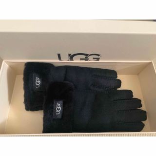 アグ(UGG)の未使用　新品同様　UGG アグ　ムートン手袋　ブラック(手袋)