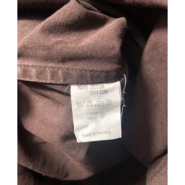 A.P.C(アーペーセー)のフランス製 古着 90's APC ミリタリー シャツ　ジャケット ブラウン メンズのトップス(シャツ)の商品写真