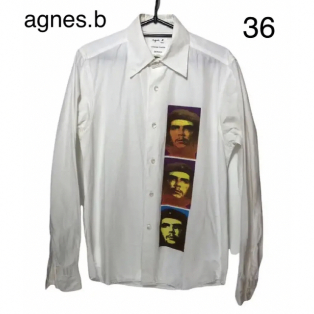 agnes b.(アニエスベー)のアニエスベー　agnis b チェゲバラ　シャツ 36 S フランス製 メンズのトップス(シャツ)の商品写真