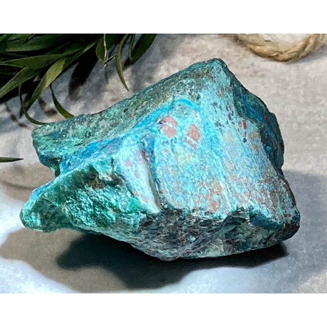 女神の石✨　クリソコラ　珪孔雀石　原石　ラフストーン