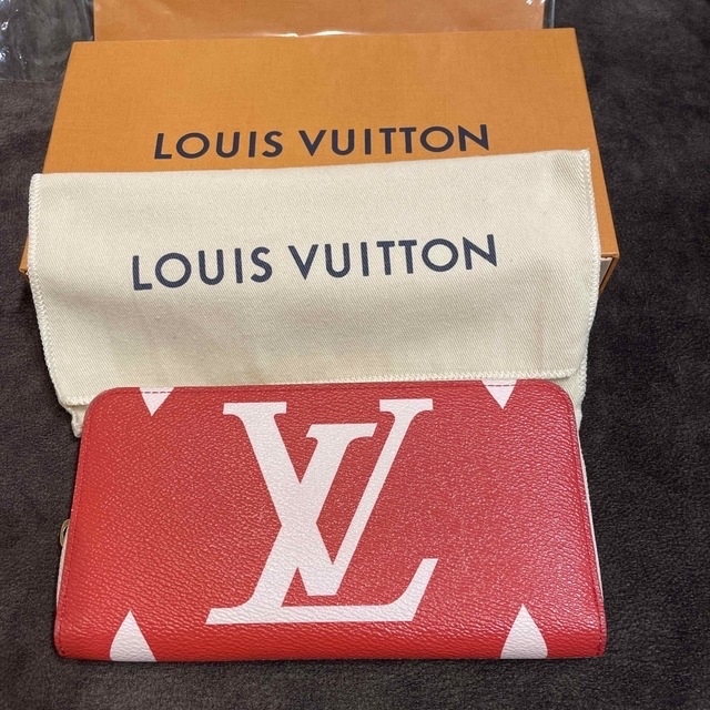 上品な LOUIS VUITTON 美品 長財布 ルイヴィトン ジャイアント