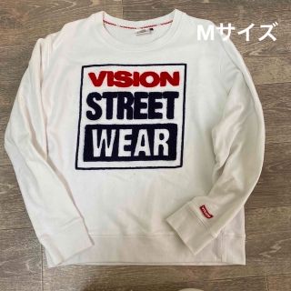 ヴィジョン ストリート ウェア(VISION STREET WEAR)のVISION STREET WEAR 長袖ロゴ入りTシャツ　Mサイズ！(Tシャツ/カットソー(半袖/袖なし))