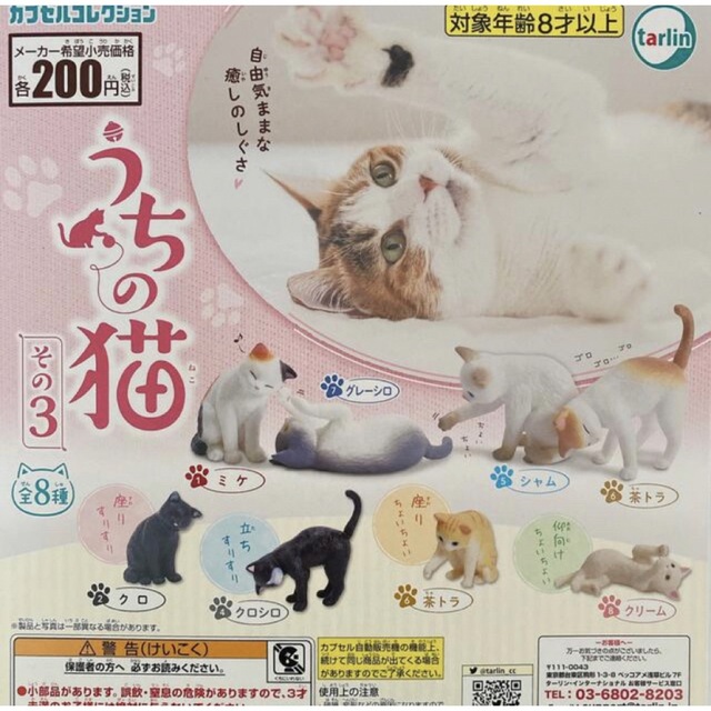 うちの猫その3 シャム(単品)ガチャ エンタメ/ホビーのフィギュア(その他)の商品写真