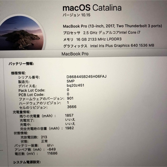 PC/タブレット ノートPC Mac (Apple) - MacBook pro 13インチ 2017 フルカスタムモデルの通販 