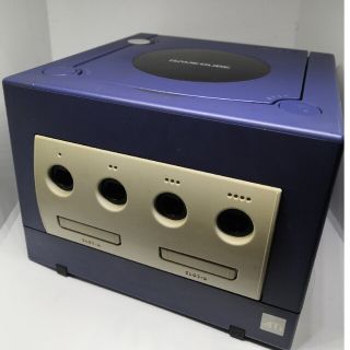 ニンテンドーゲームキューブ(ニンテンドーゲームキューブ)のゲームキューブ　本体　ジャンク品　パープル(家庭用ゲーム機本体)