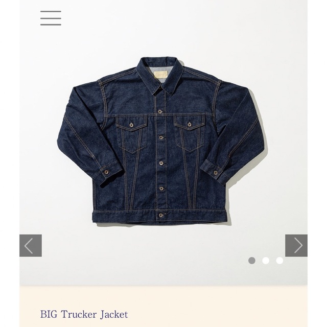 cantate  BIG Trucker Jacket メンズのジャケット/アウター(Gジャン/デニムジャケット)の商品写真