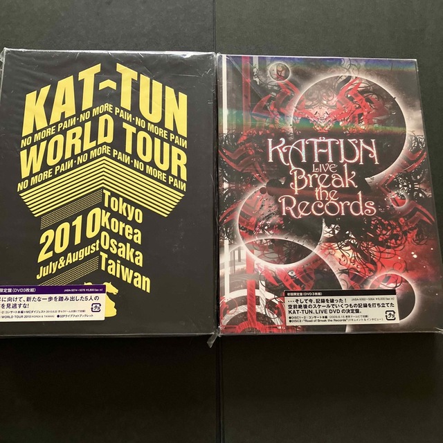 KAT-TUN(カトゥーン)のKAT-TUN  LIVE DVD 初回限定盤　2枚セット エンタメ/ホビーのDVD/ブルーレイ(ミュージック)の商品写真