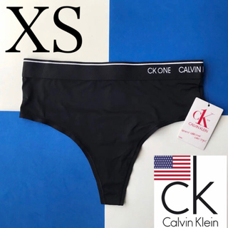 カルバンクライン(Calvin Klein)のレア ck 下着 USA カルバンクライン レディース ショーツ XS 黒(ショーツ)
