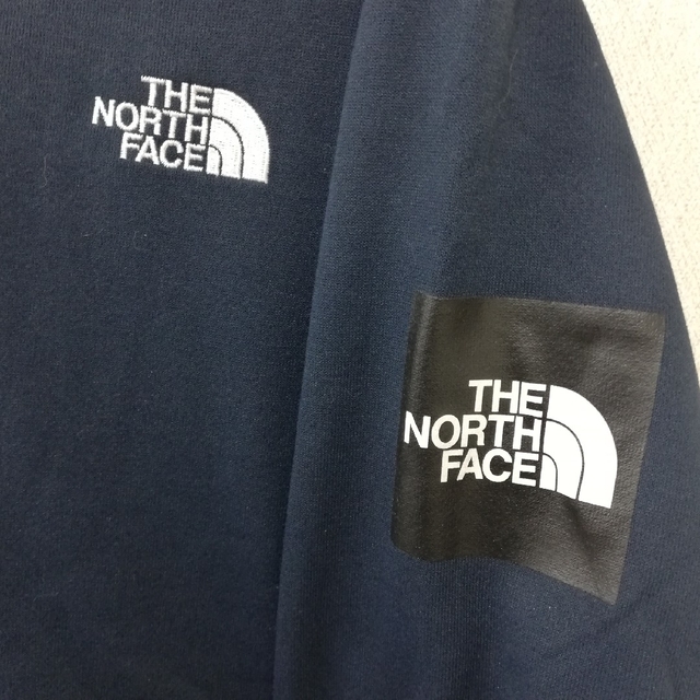 THE NORTH FACE(ザノースフェイス)のTHE NORTH　ザノースフェイス　スクエアロゴ　フルジップパーカー　Mサイズ メンズのジャケット/アウター(その他)の商品写真