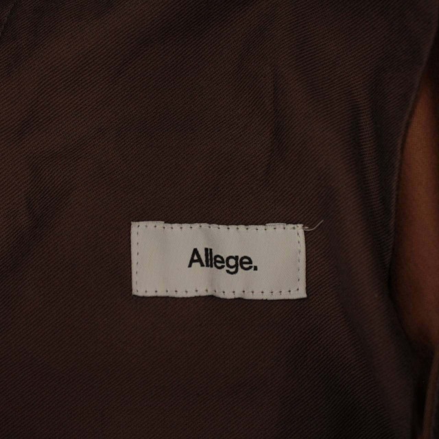 ALLEGE(アレッジ)のアレッジ ALLEGE スラックスパンツ テーパード 3 M-L 茶 メンズのパンツ(スラックス)の商品写真