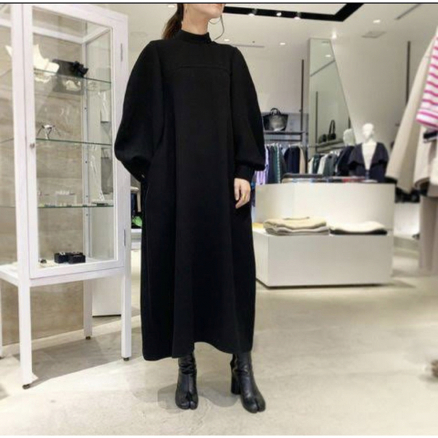 超可爱の エンフォルド ENFOLD バックウォーム レイヤードDRESS en