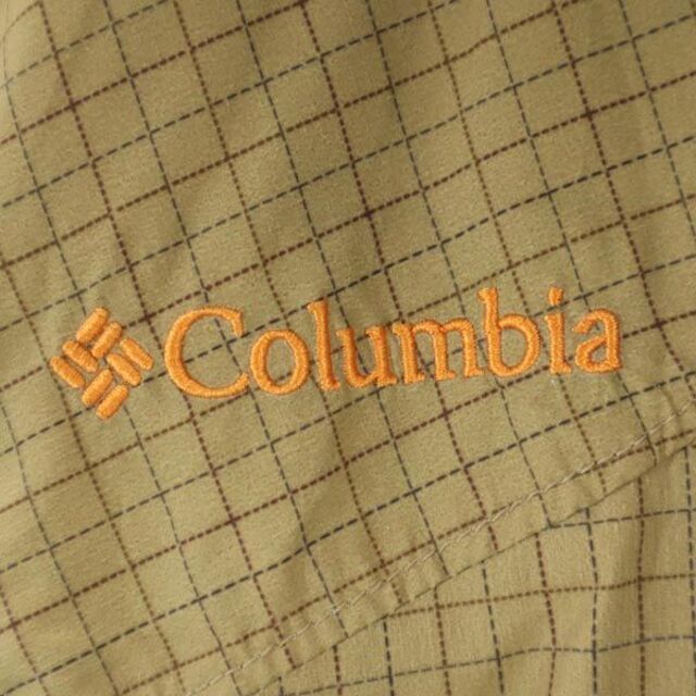 コロンビア チェック柄 スキーウェア S 茶系 Columbia スノボウェア メンズ 【中古】 【230121】