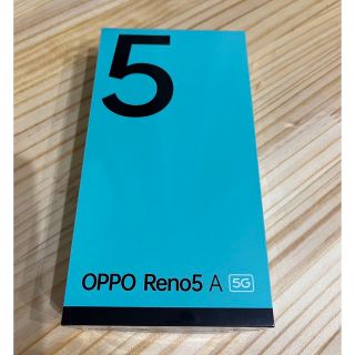 アンドロイド(ANDROID)の【値下げ】OPPO Reno5 A 楽天版 128GB シルバーブラック (スマートフォン本体)