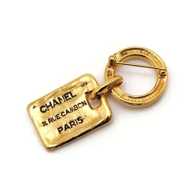 CHANEL - 良品 シャネル 31 ル カンボン プレート ブローチ GP ...