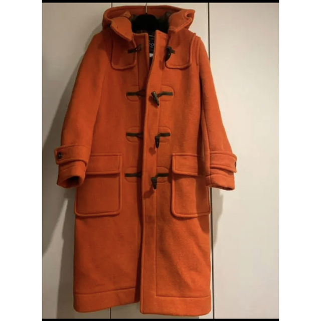 suadeo オレンジダッフルコートS レディースのジャケット/アウター(ダッフルコート)の商品写真