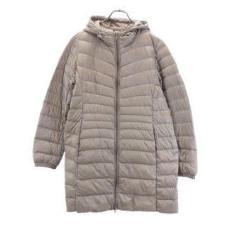 ユニクロ(UNIQLO)のユニクロ ウルトラライトダウン ロングコート XL グレー系 UNIQLO レディース 【中古】  【230121】(ロングコート)