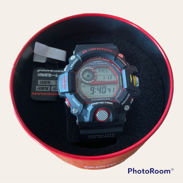 3%クーポンOK G-SHOCK GW-9400NFST-1AJR 消防コラボ